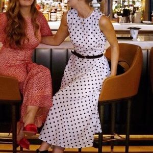 ASOS Halter Maxi Dress Front Slit Back Triangle Cutout